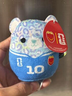 McDonald's Blue Leopard Plush FIFA Number 10 Kids Toy